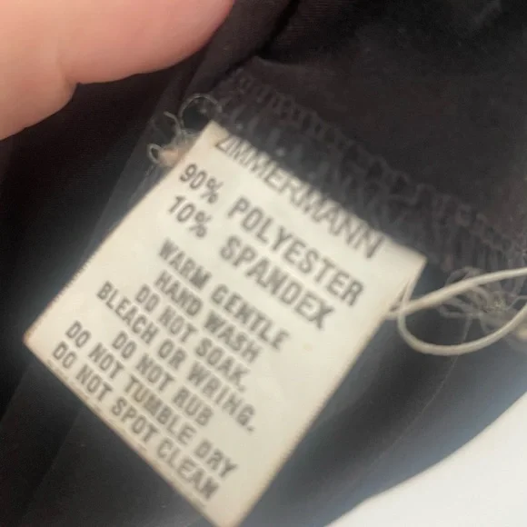 Zimmerman vintage black long sleeve top. Size 1 (suit Au side 8). - Picture 2 of 4